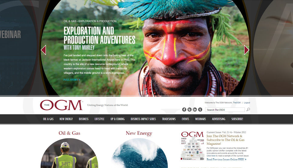 The OGM Website Design