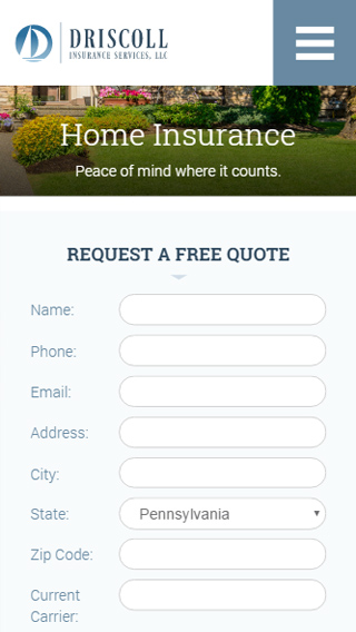 Driscoll Insurance Website